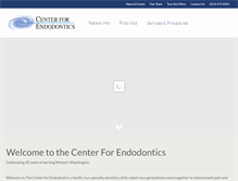 Tablet Screenshot of centerforendodontics.com